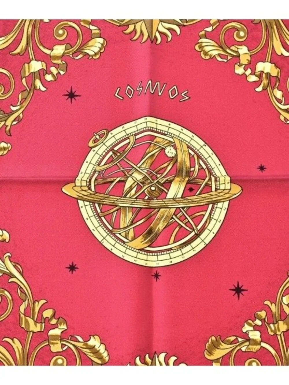 Hermes Bandana Scarf Purple